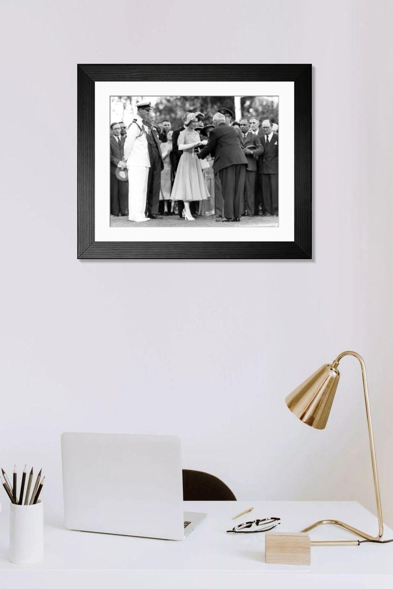 Shown hanging in a room: Modern 14"x12" (36x31cm)