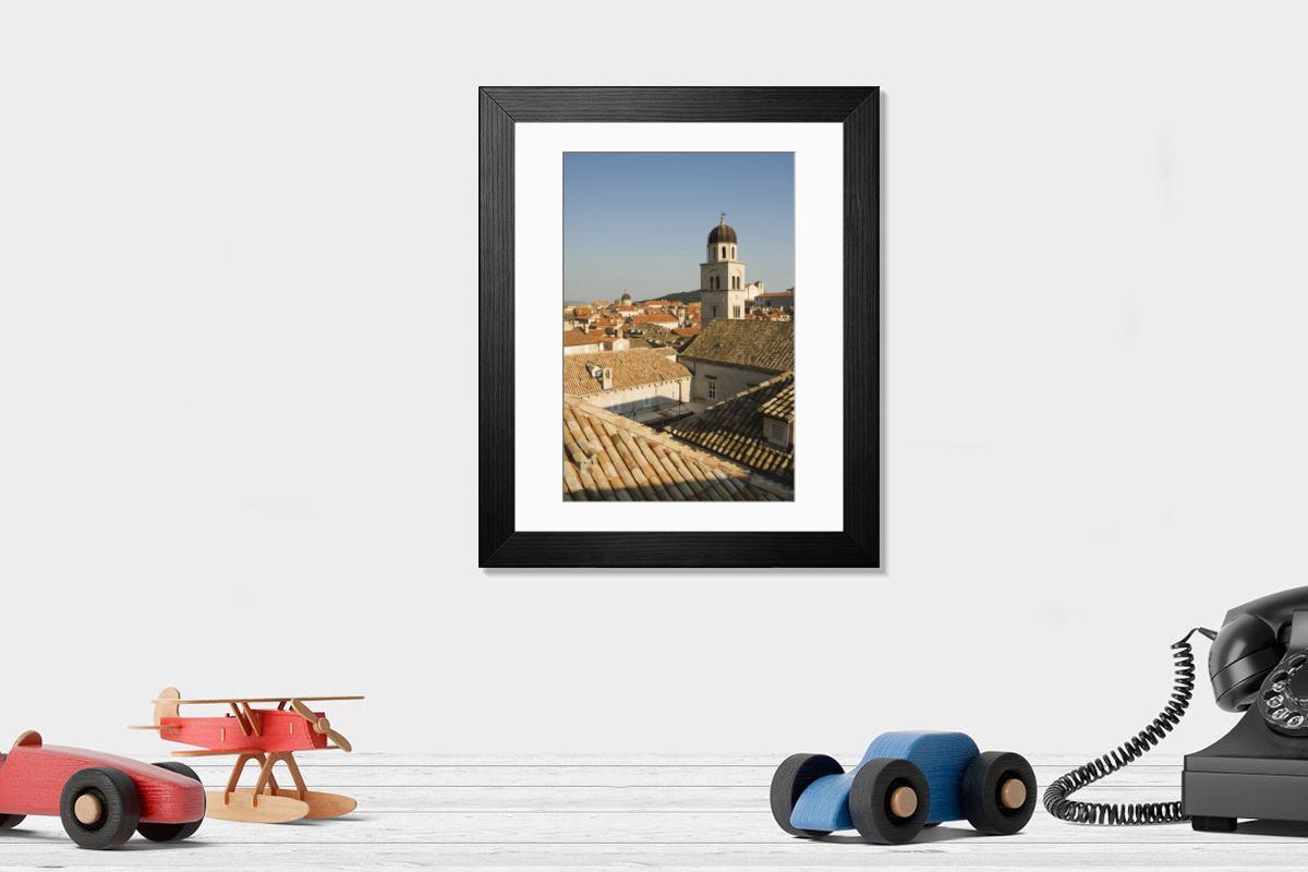 Shown hanging in a room: Modern 14"x12" (36x31cm)
