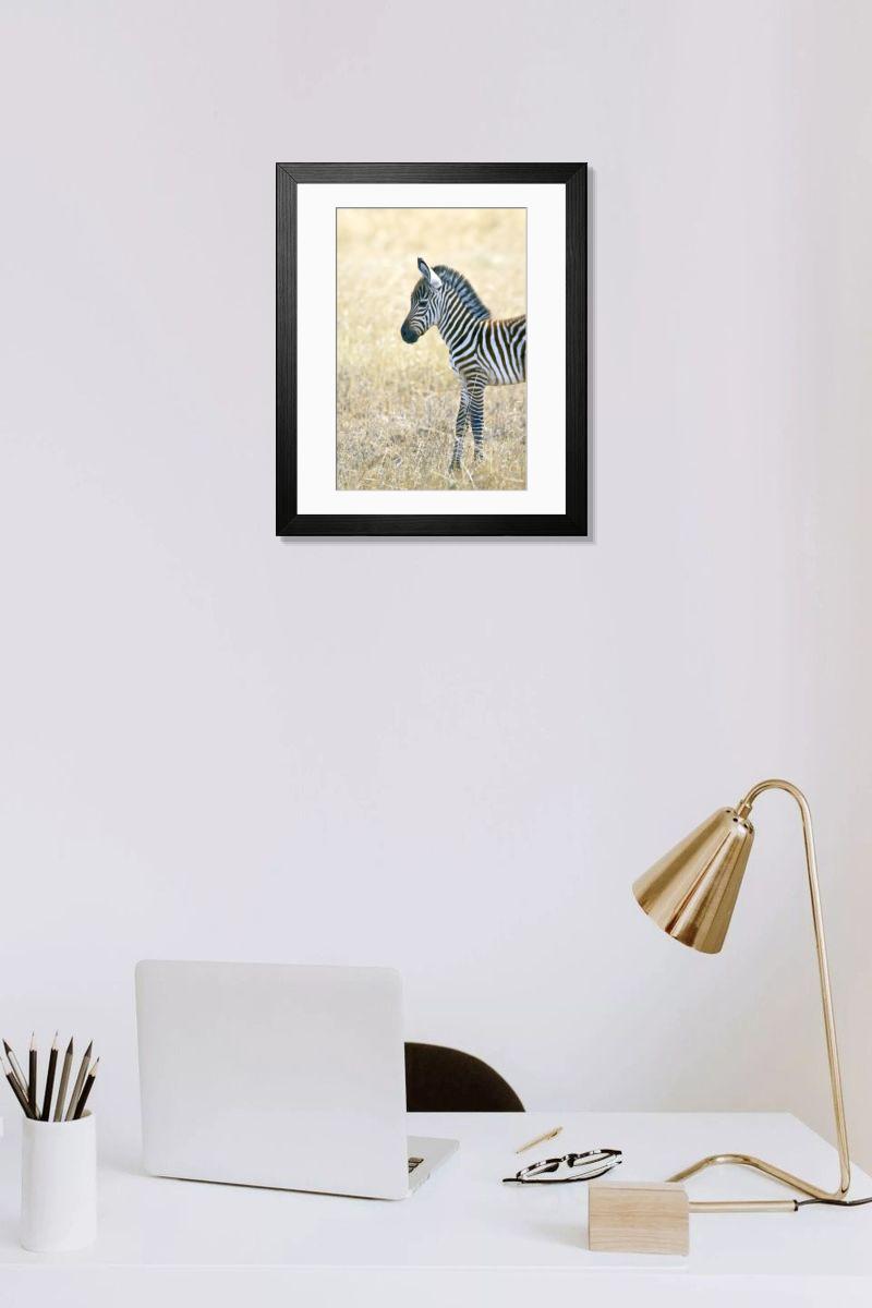Shown hanging in a room: Modern 14"x12" (36x31cm)