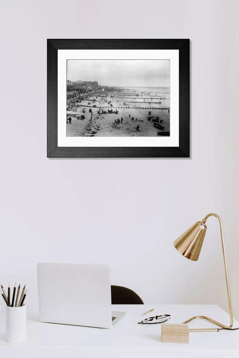 Shown hanging in a room: Modern 14"x12" (36x31cm)