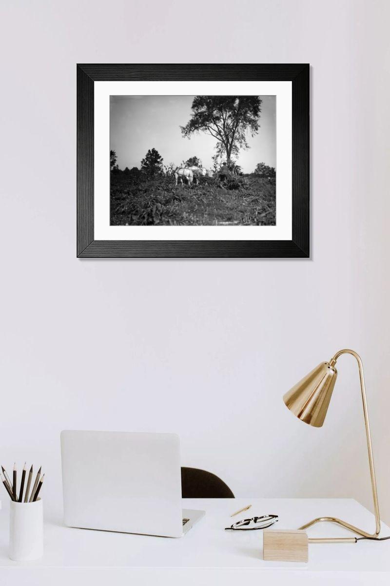 Shown hanging in a room: Modern 14"x12" (36x31cm)