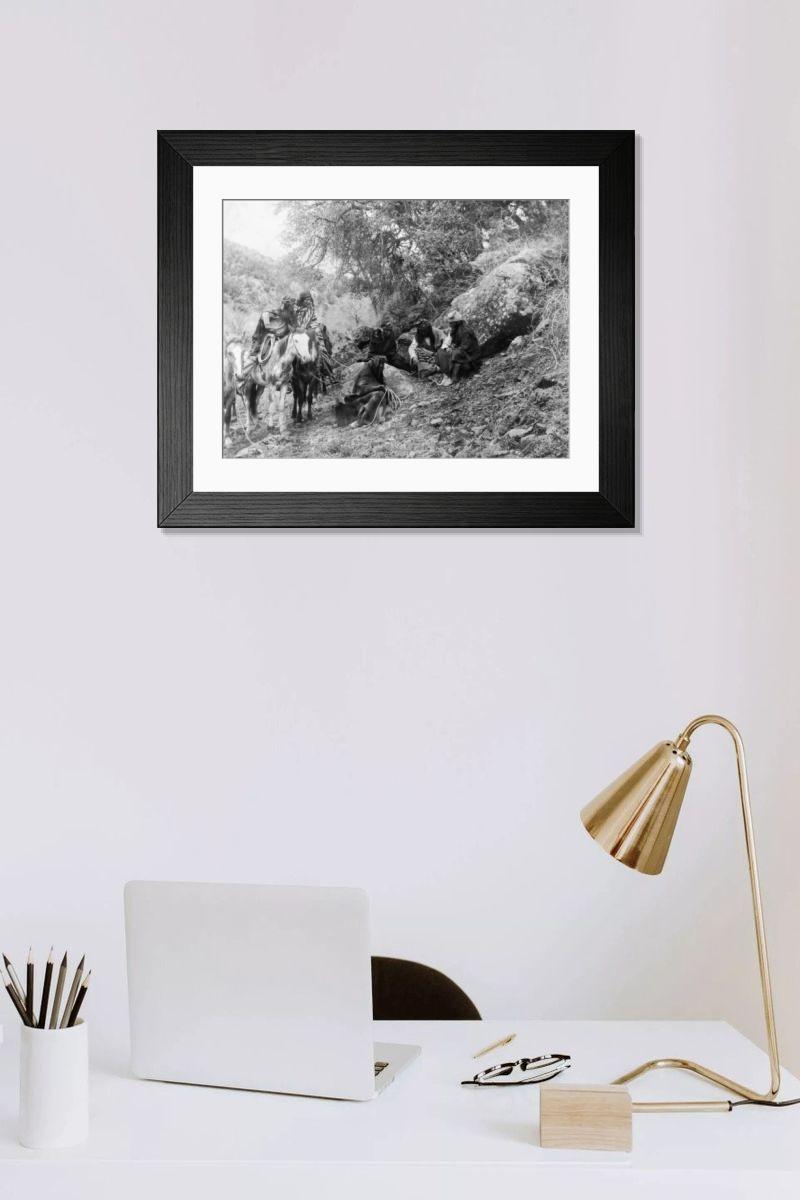 Shown hanging in a room: Modern 14"x12" (36x31cm)