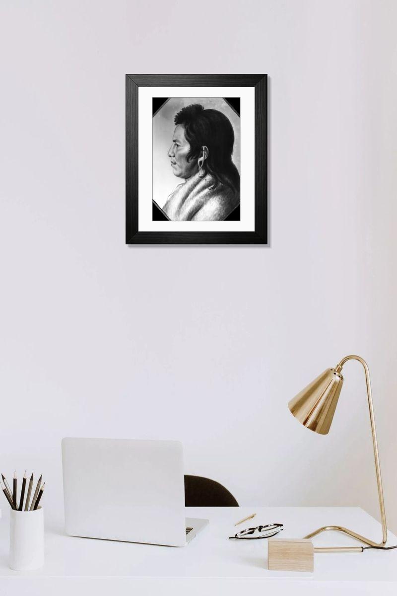 Shown hanging in a room: Modern 14"x12" (36x31cm)