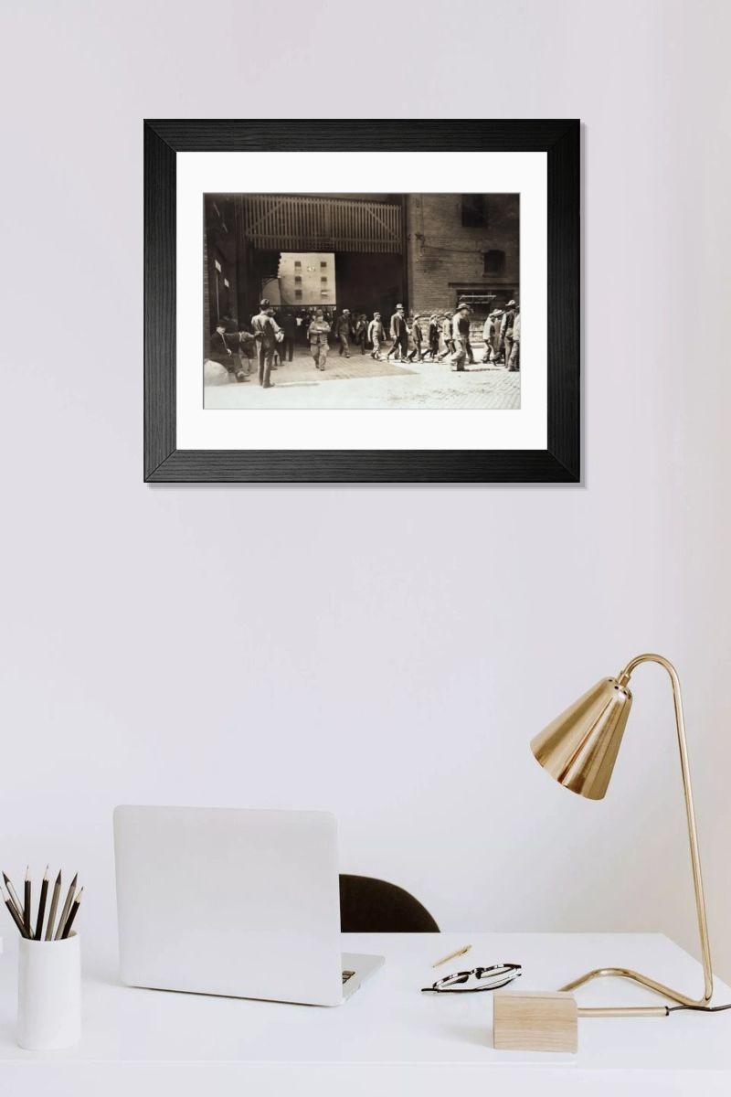 Shown hanging in a room: Modern 14"x12" (36x31cm)