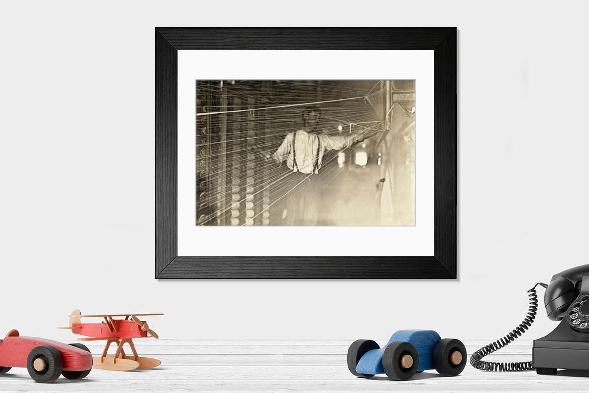 Shown hanging in a room: Modern 14"x12" (36x31cm)