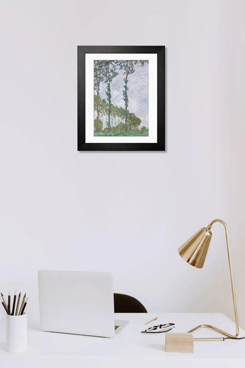 Shown hanging in a room: Modern 14"x12" (36x31cm)