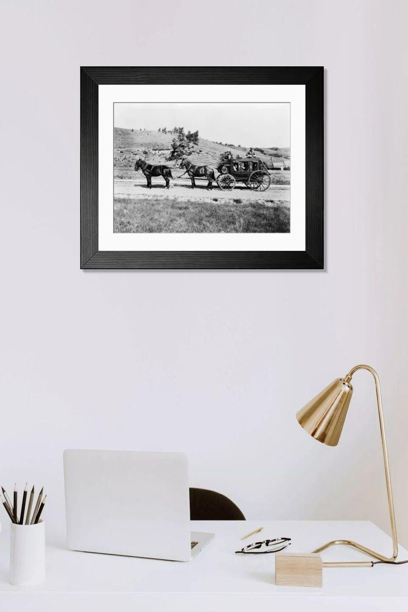 Shown hanging in a room: Modern 14"x12" (36x31cm)
