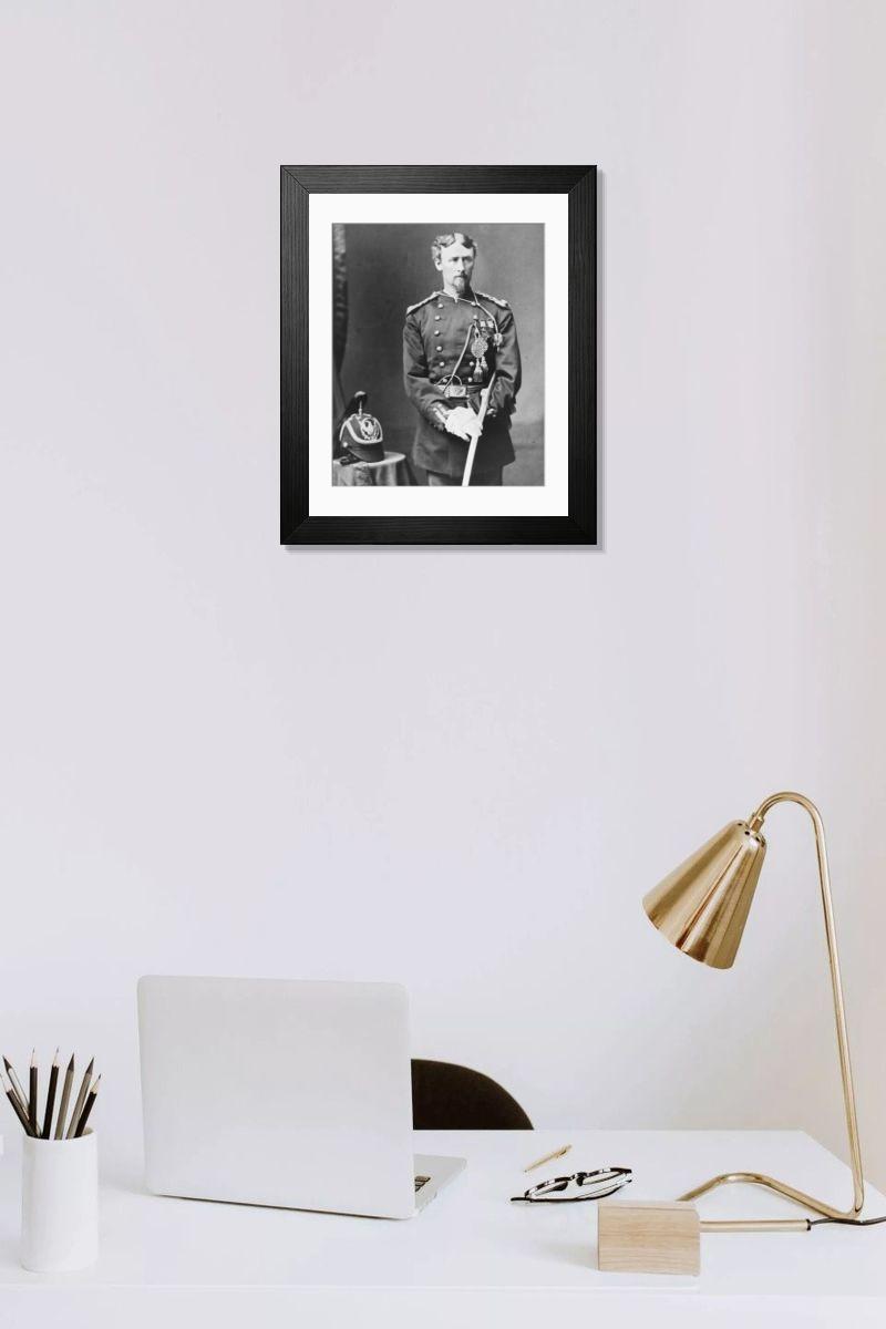 Shown hanging in a room: Modern 14"x12" (36x31cm)