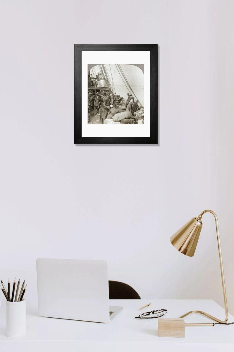 Shown hanging in a room: Modern 14"x12" (36x31cm)