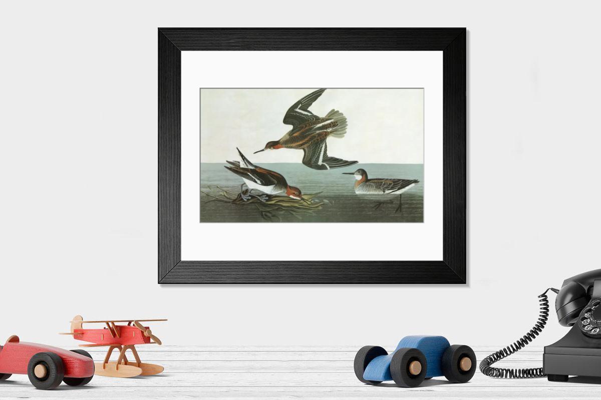 Shown hanging in a room: Modern 14"x12" (36x31cm)