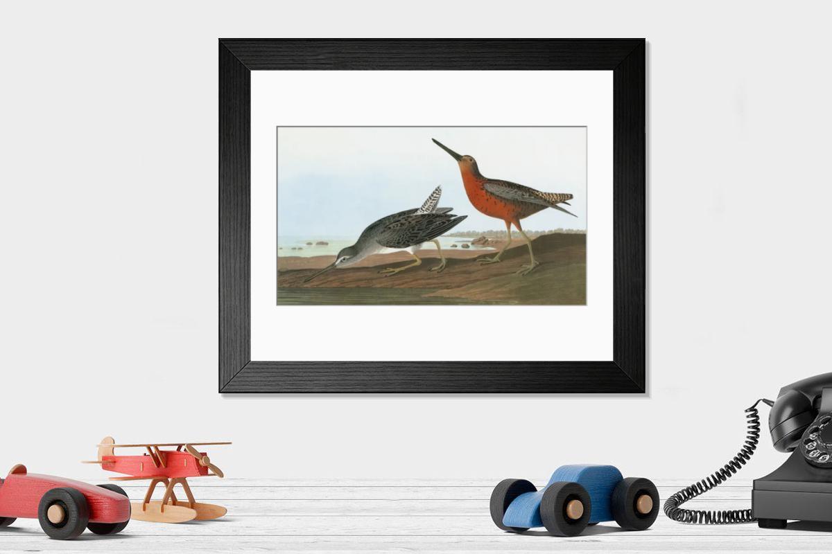Shown hanging in a room: Modern 14"x12" (36x31cm)
