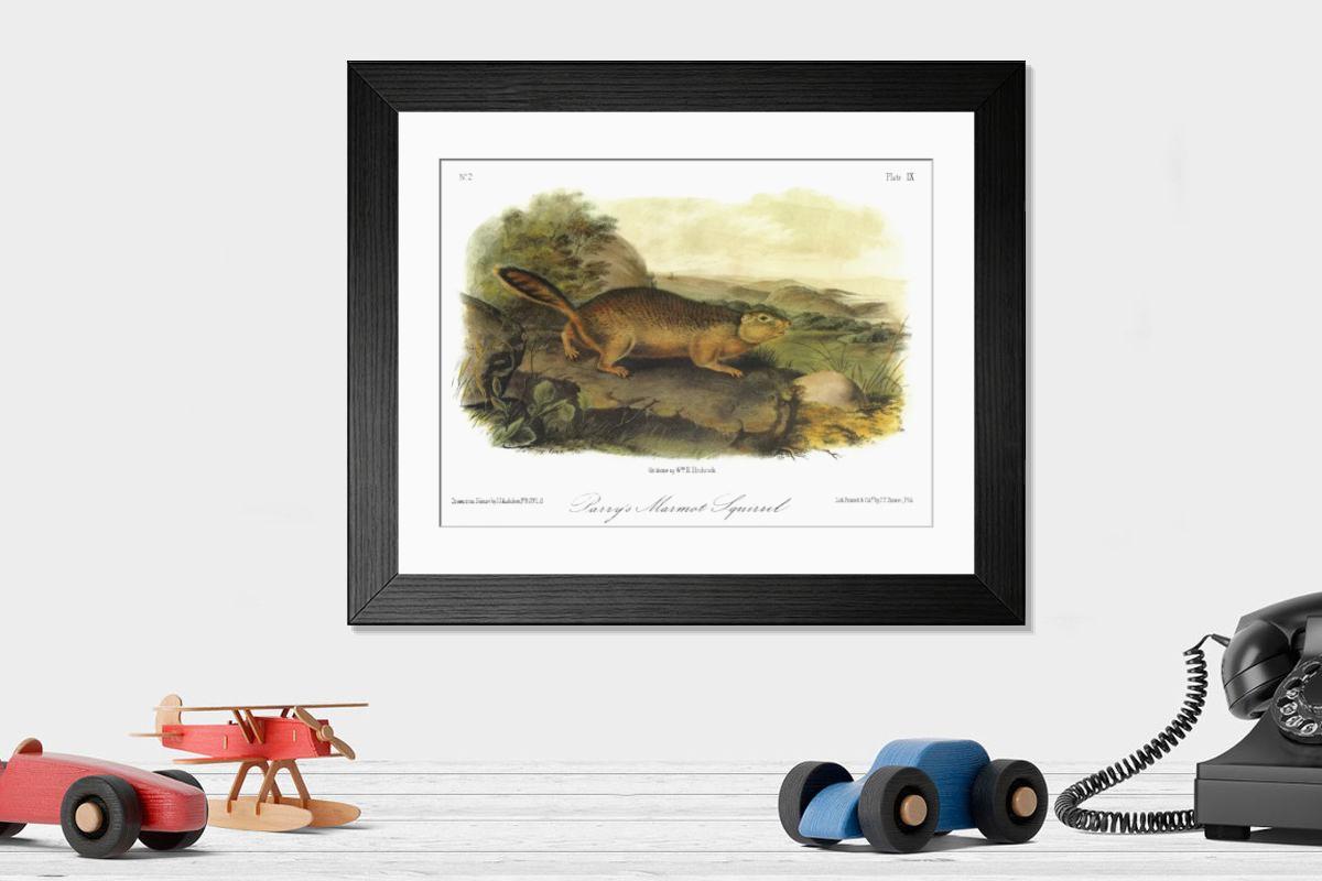 Shown hanging in a room: Modern 14"x12" (36x31cm)