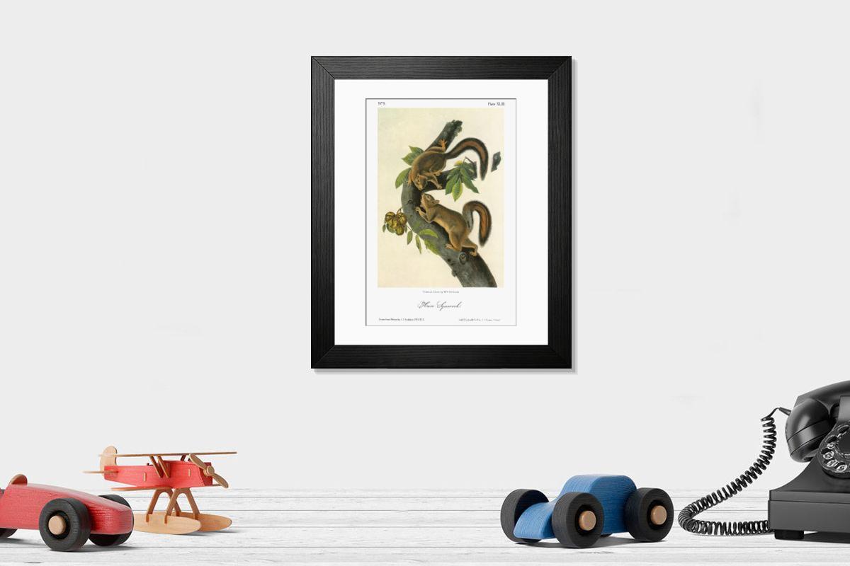 Shown hanging in a room: Modern 14"x12" (36x31cm)