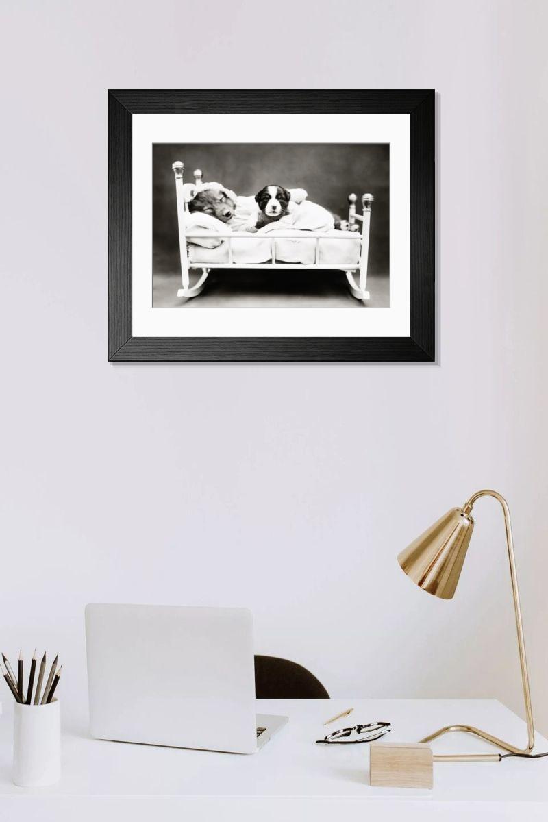 Shown hanging in a room: Modern 14"x12" (36x31cm)