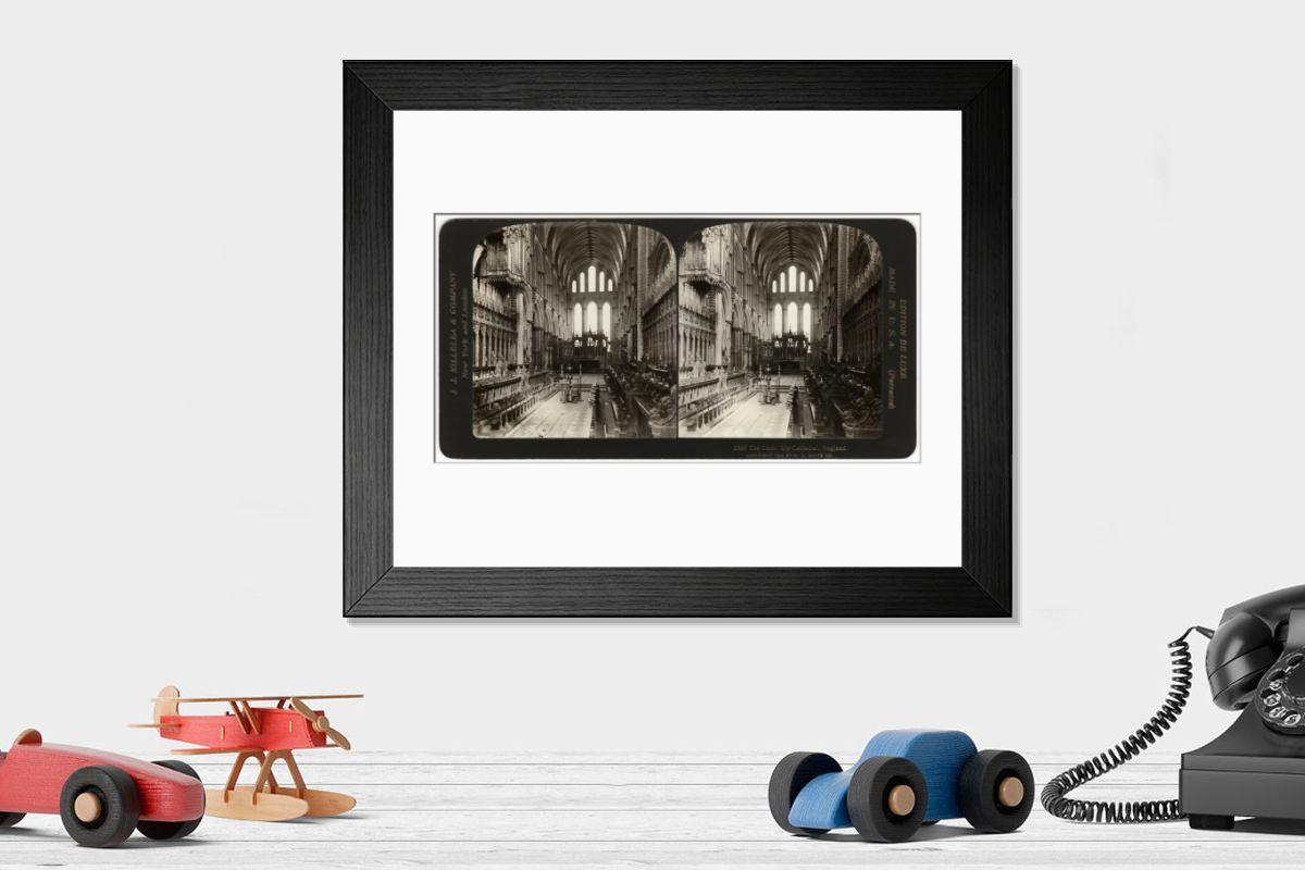 Shown hanging in a room: Modern 14"x12" (36x31cm)