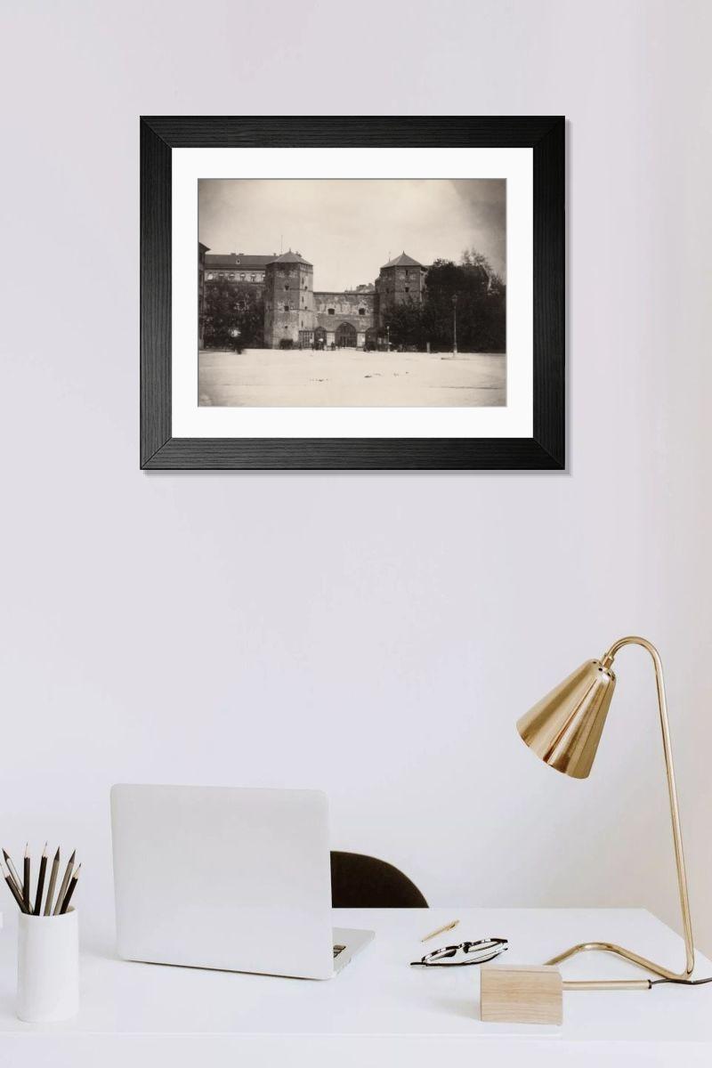 Shown hanging in a room: Modern 14"x12" (36x31cm)