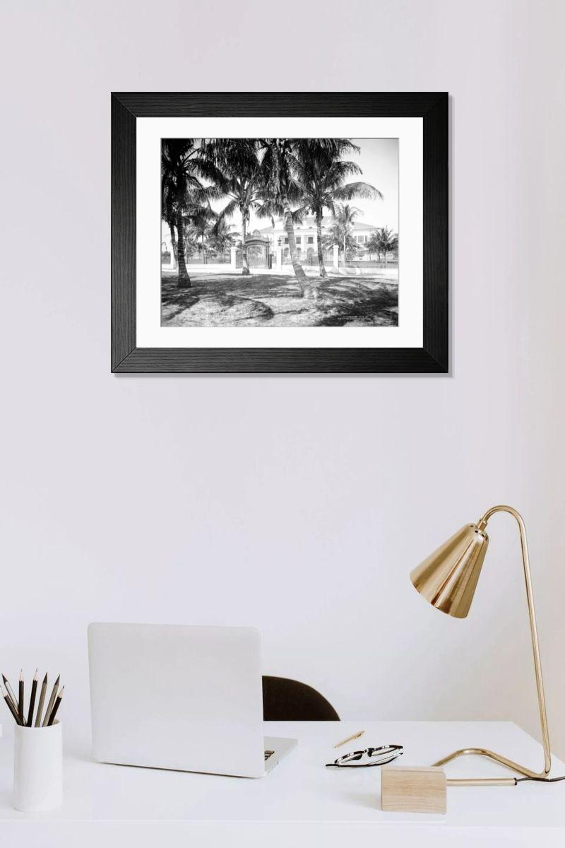Shown hanging in a room: Modern 14"x12" (36x31cm)