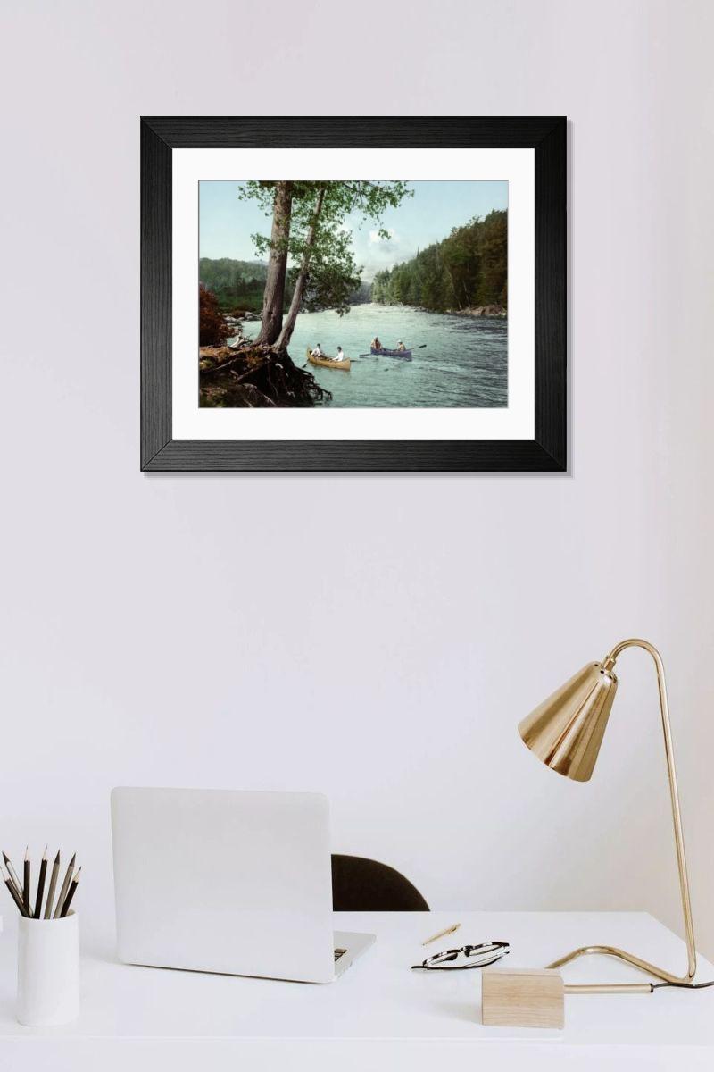 Shown hanging in a room: Modern 14"x12" (36x31cm)