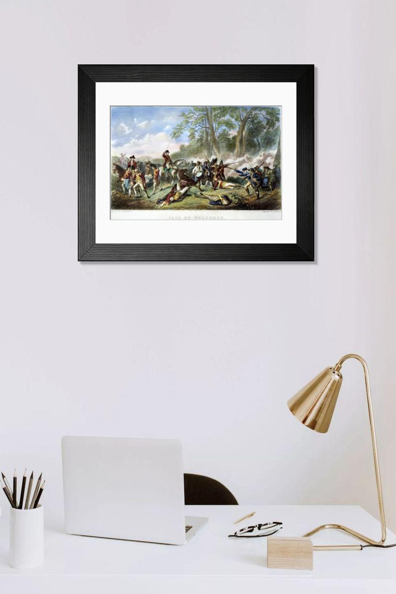 Shown hanging in a room: Modern 14"x12" (36x31cm)