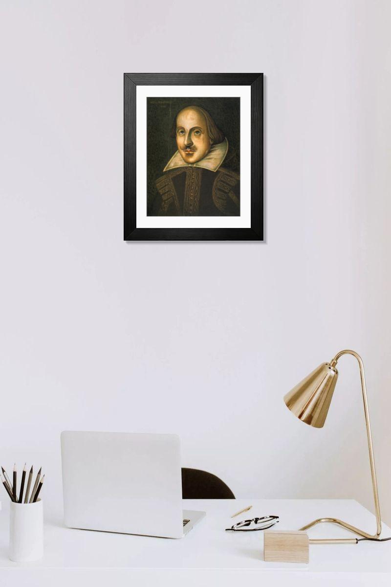 Shown hanging in a room: Modern 14"x12" (36x31cm)