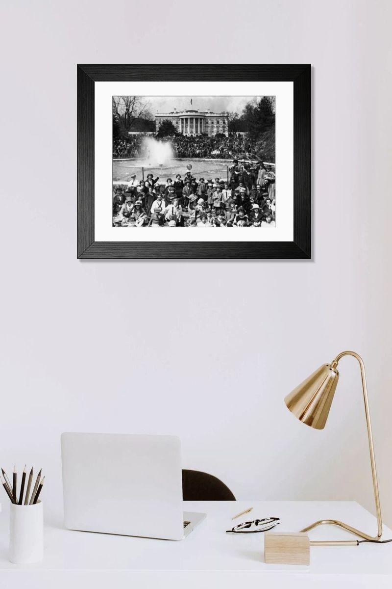 Shown hanging in a room: Modern 14"x12" (36x31cm)