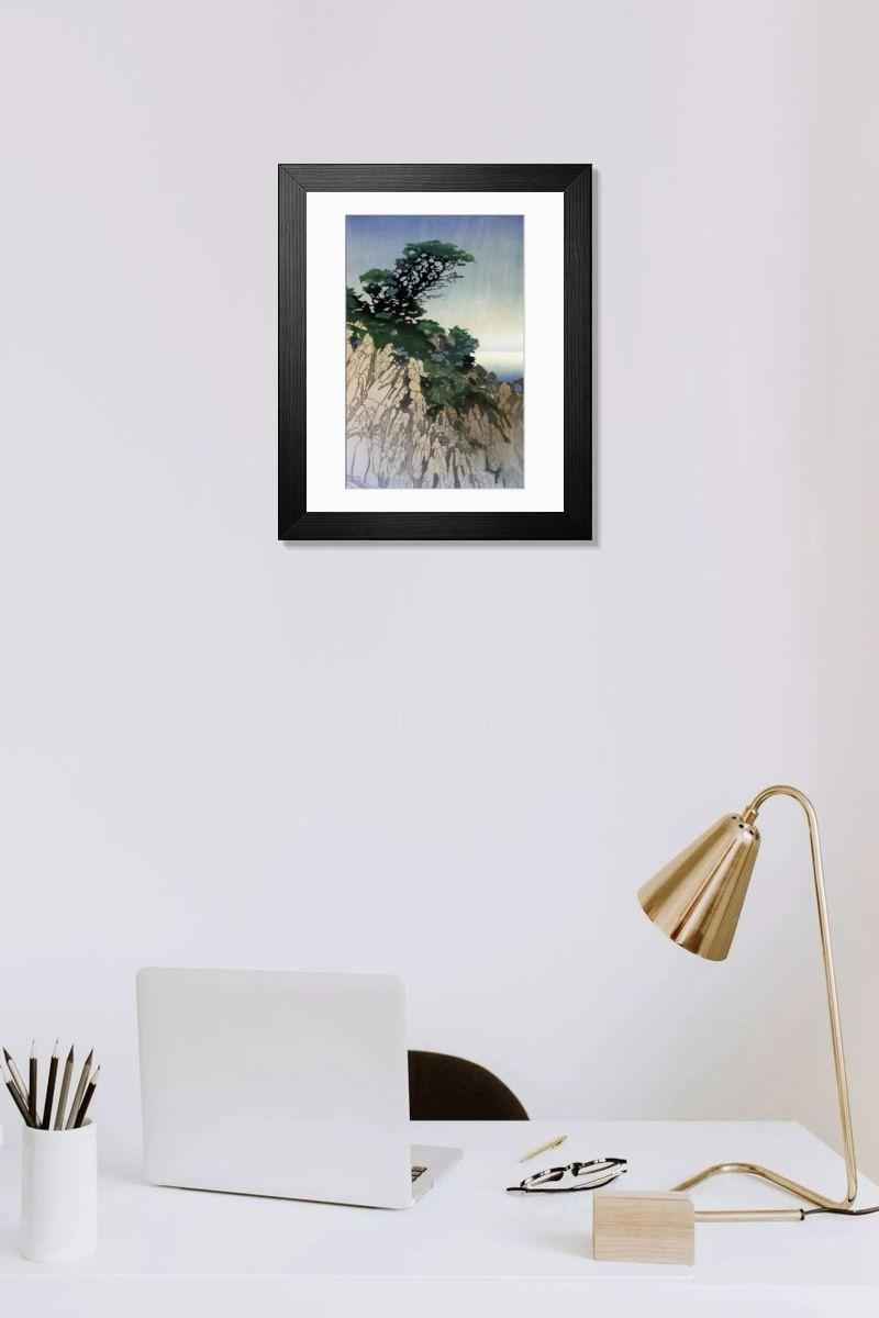 Shown hanging in a room: Modern 14"x12" (36x31cm)