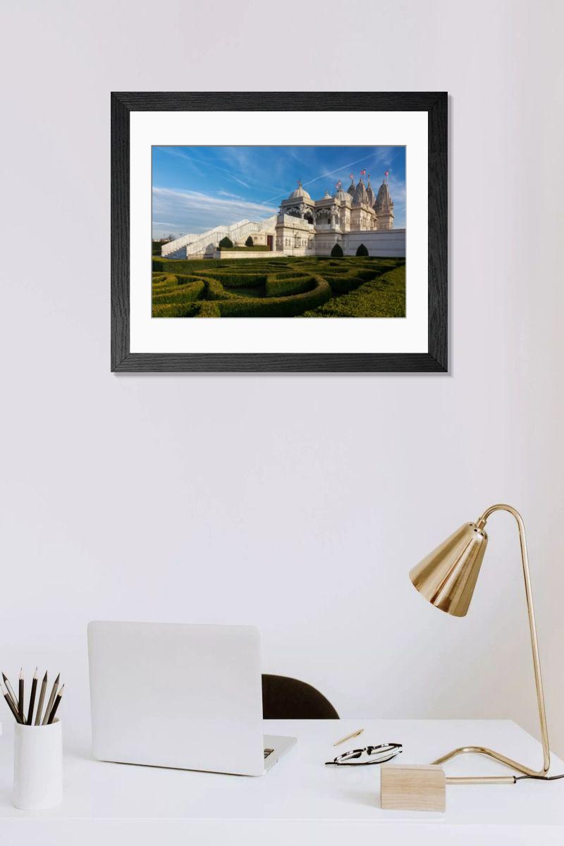 Shown hanging in a room: Modern 14"x12" (36x31cm)