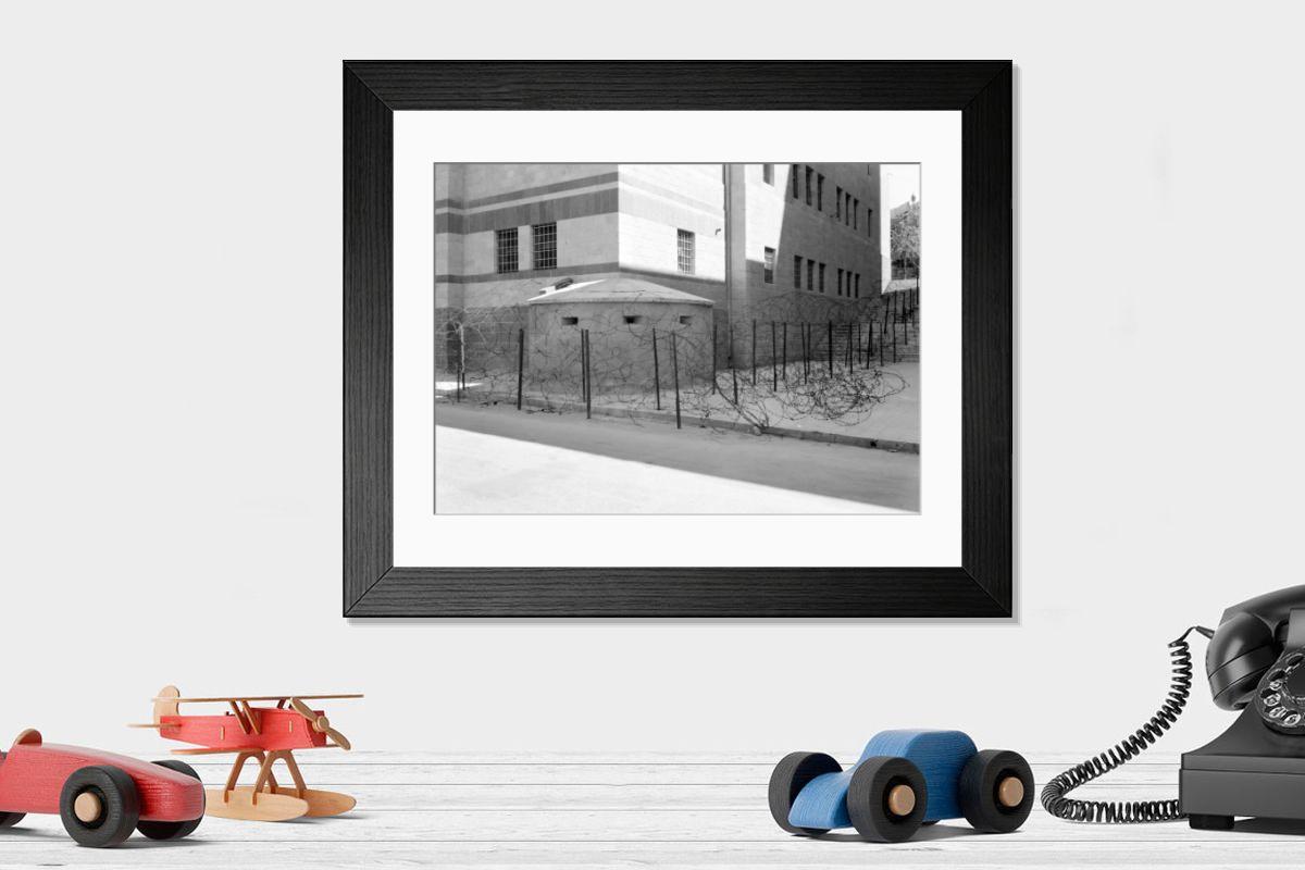 Shown hanging in a room: Modern 14"x12" (36x31cm)