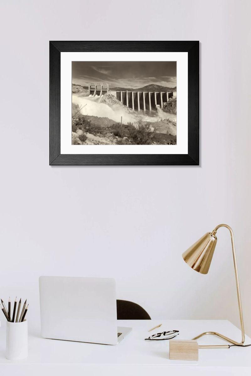 Shown hanging in a room: Modern 14"x12" (36x31cm)