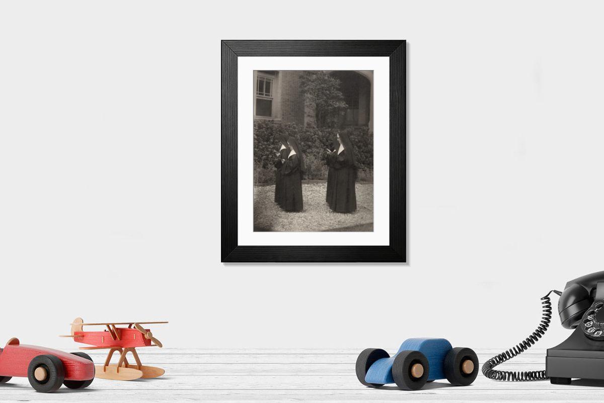Shown hanging in a room: Modern 14"x12" (36x31cm)
