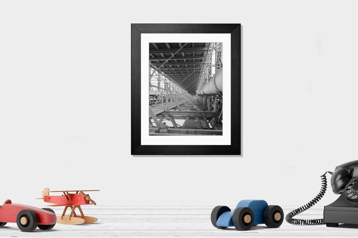 Shown hanging in a room: Modern 14"x12" (36x31cm)
