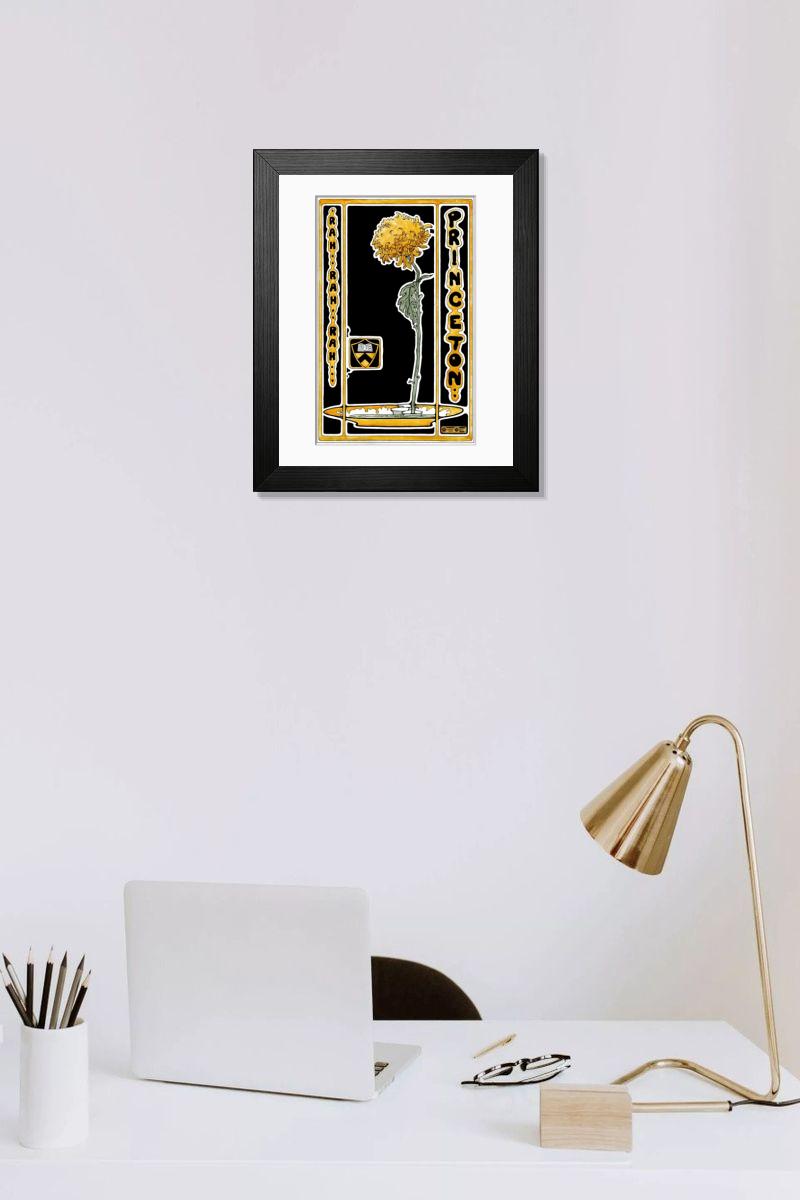 Shown hanging in a room: Modern 14"x12" (36x31cm)