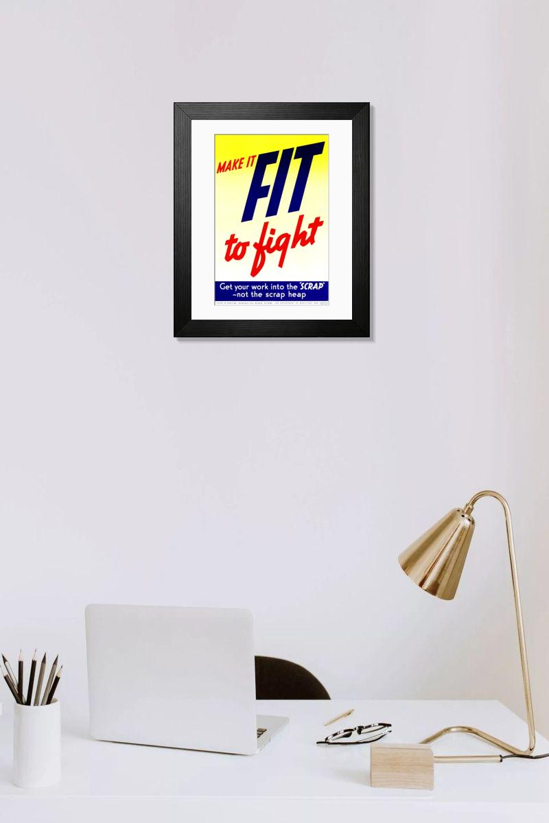 Shown hanging in a room: Modern 14"x12" (36x31cm)