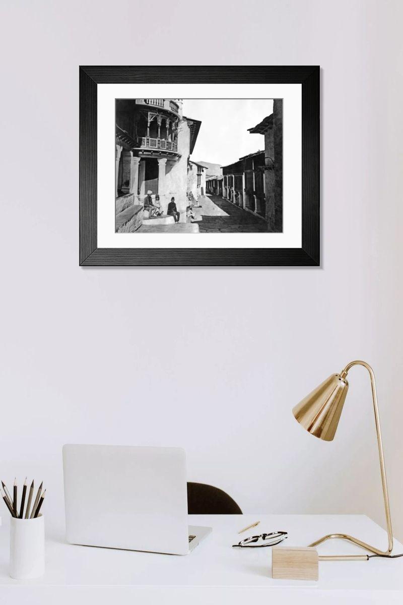 Shown hanging in a room: Modern 14"x12" (36x31cm)