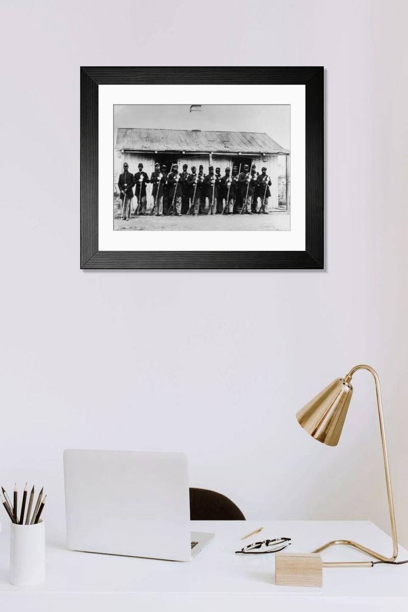 Civil War Black Soldiers Rifle Print | Fine Art Storehouse