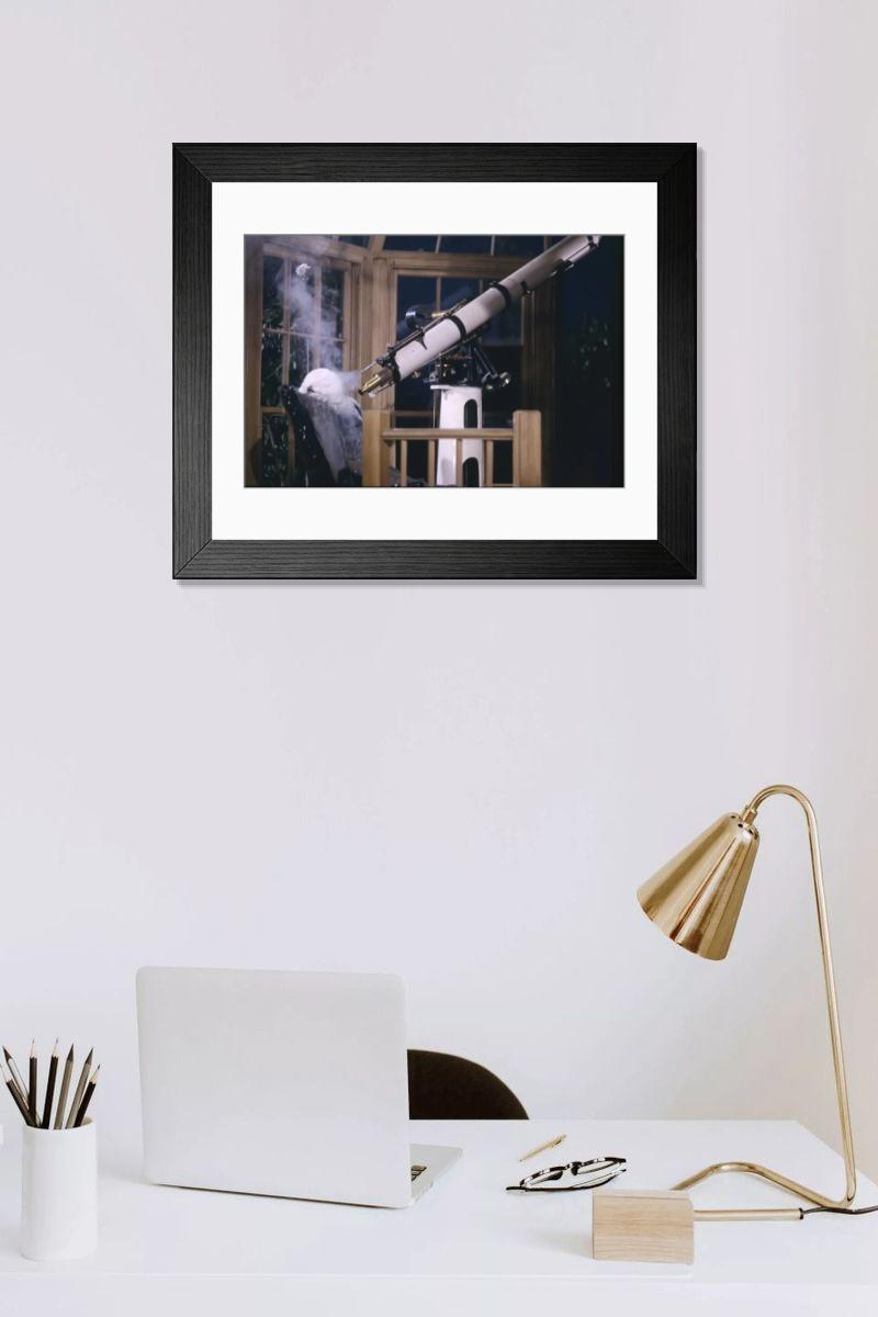 Shown hanging in a room: Modern 14"x12" (36x31cm)