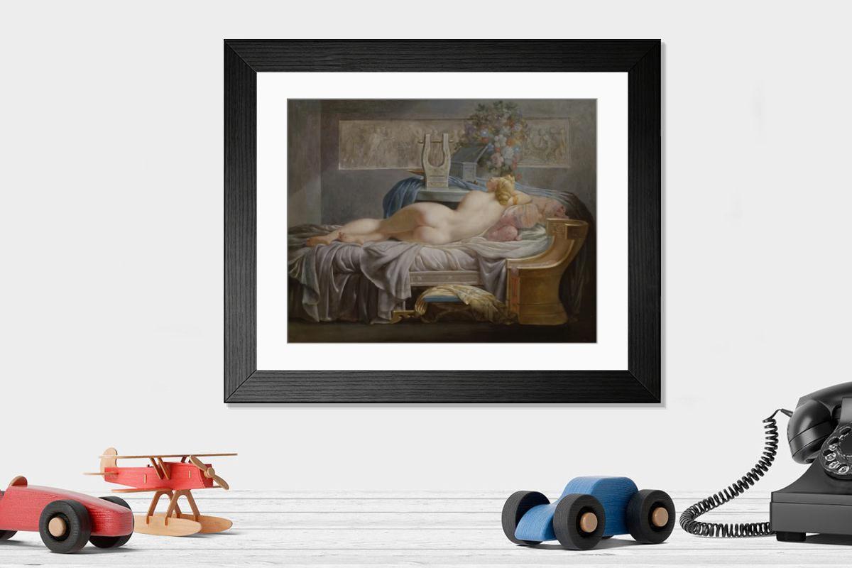 Shown hanging in a room: Modern 14"x12" (36x31cm)