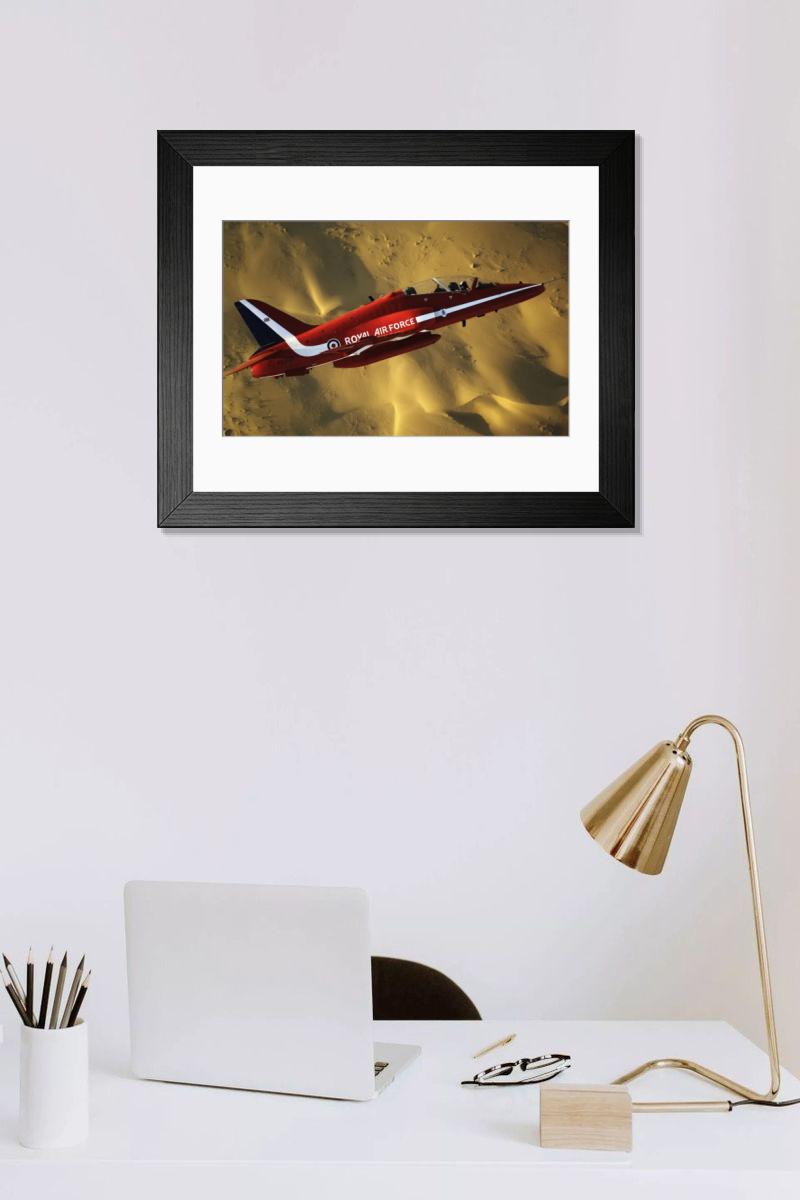 Shown hanging in a room: Modern 14"x12" (36x31cm)