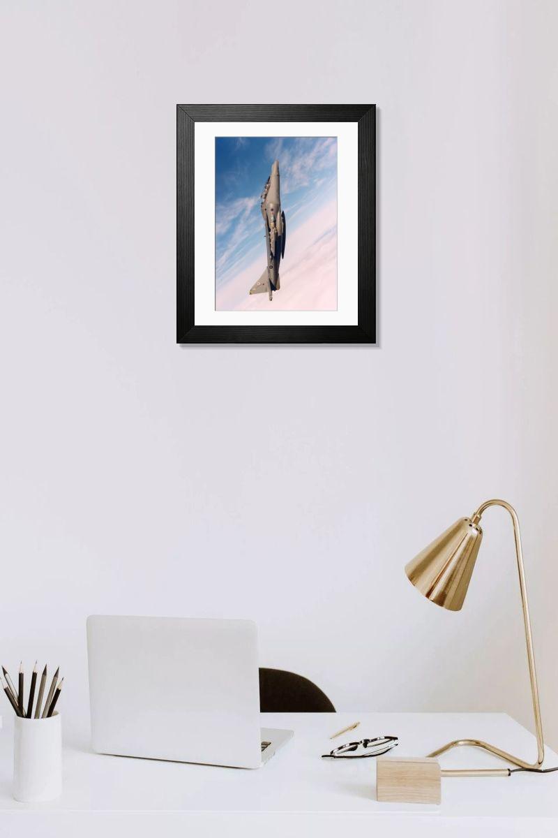Shown hanging in a room: Modern 14"x12" (36x31cm)