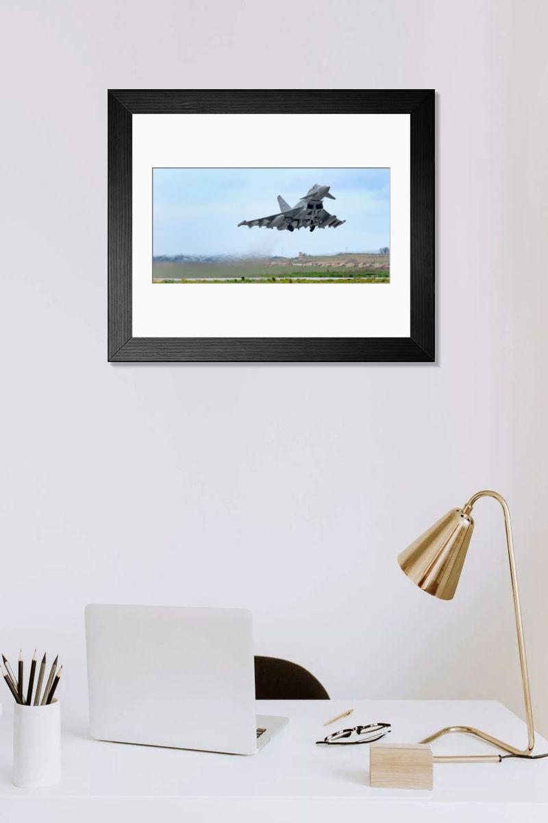 Shown hanging in a room: Modern 14"x12" (36x31cm)