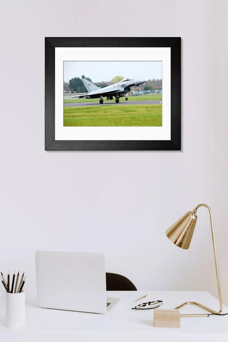 Shown hanging in a room: Modern 14"x12" (36x31cm)