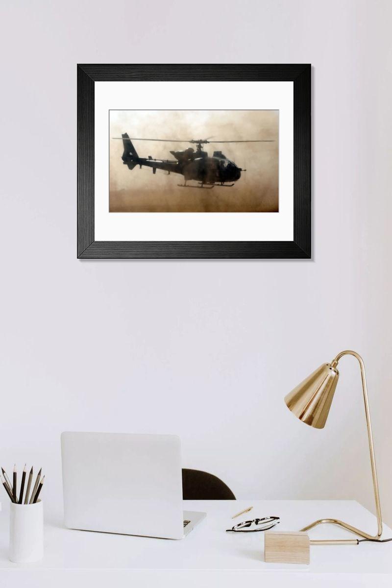 Shown hanging in a room: Modern 14"x12" (36x31cm)