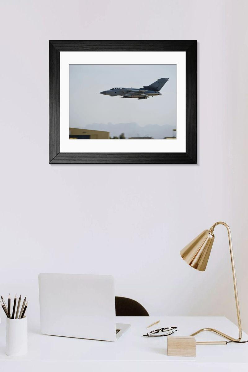 Shown hanging in a room: Modern 14"x12" (36x31cm)
