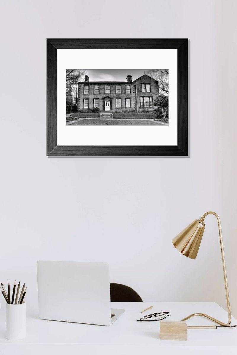 Shown hanging in a room: Modern 14"x12" (36x31cm)