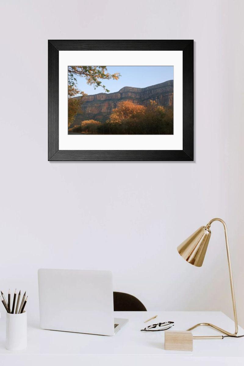Shown hanging in a room: Modern 14"x12" (36x31cm)