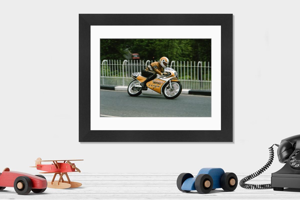 Bertie Bradford (Honda) 1991 Ultra Lightweight TT Print. Art