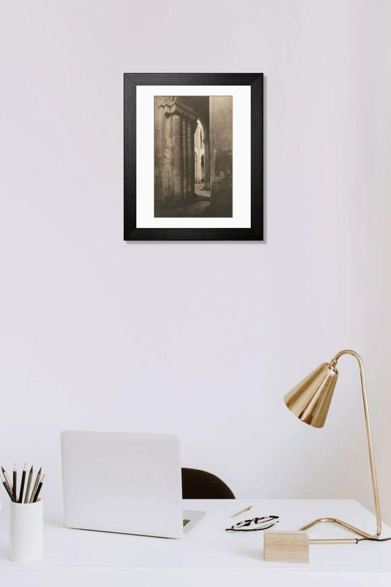 Shown hanging in a room: Modern 14"x12" (36x31cm)