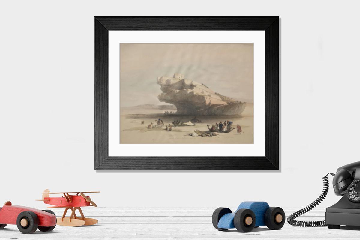 Shown hanging in a room: Modern 14"x12" (36x31cm)