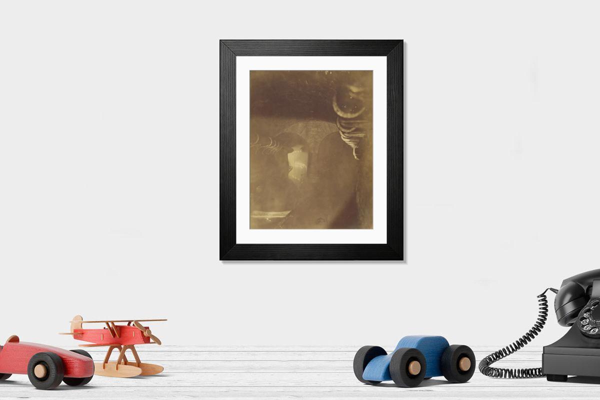 Shown hanging in a room: Modern 14"x12" (36x31cm)