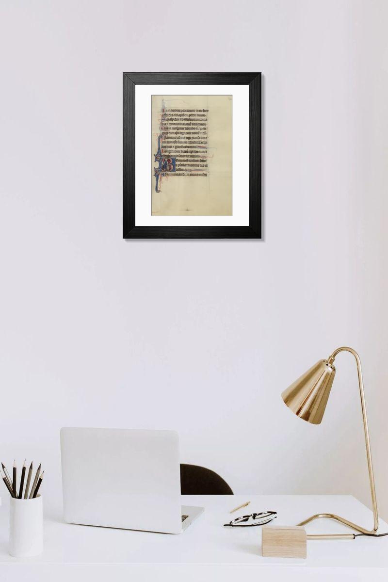 Shown hanging in a room: Modern 14"x12" (36x31cm)